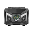 XANES 650LM Smart Light Sensor Headlamp Telescopic Zoom Aluminum Alloy Headlamp 5 Modes USB Rechargeable Waterproof Outdoor Camping Hiking Cycling Fishing Light