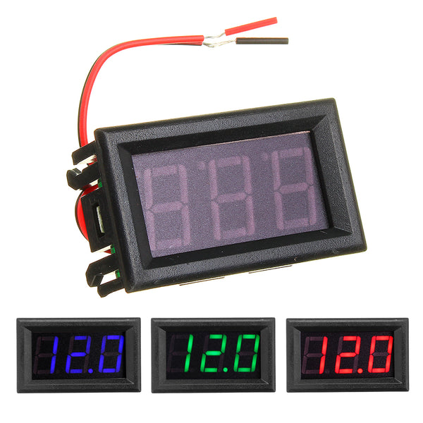 0.56 Inch Mini Digital Voltmeter DC 4.5V To 30V Digital Voltmeter Voltage Panel Meter For 6V 12V 24V Electromobile Motorcycle Car
