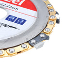 Drillpro Gold 4-1/2 Inch Grinder Chain Disc 8 Tooth Wood Carving Disc For 125 Angle Grinder