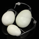 3Pcs White Body Massage Stone Vaginal Muscle Tightening Kegel Exercise Egg