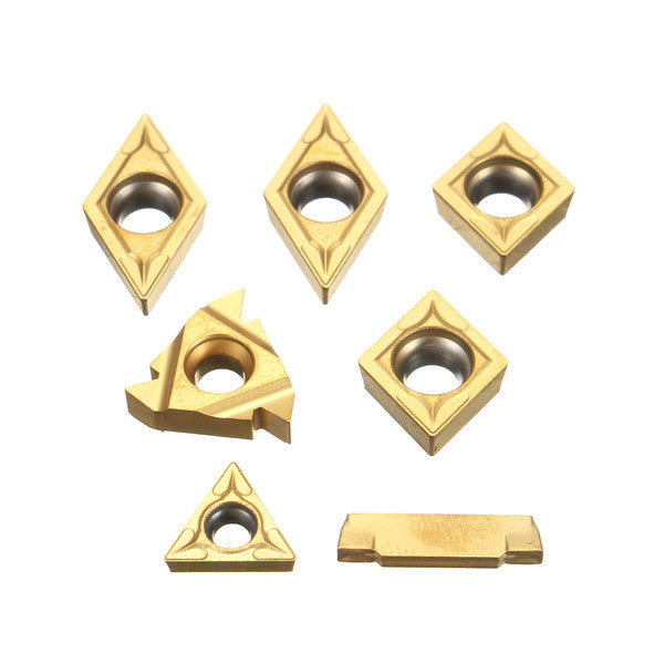 7pcs 12mm Shank CNC Lathe Turning Tool Holder Set With Carbide Inserts