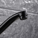 KCASA KC-9100 Zinc Alloy Black Lacquer Kitchen Faucet Tap Rotated Toilet Single Hole Basin Faucet