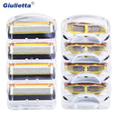 Giulietta 5 Layers Sharp Blades Shaver Replacement Head for Gillette 5 Series