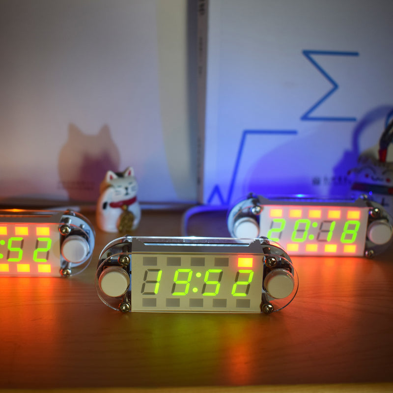 Geekcreit Multicolor Digital Tube Multifunctional DIY Clock Kit with Different Backlight