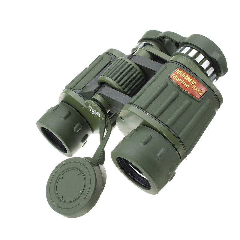 8X42 HD Tactical Army Marine Binocular Low Light Night Vision Bird Watching Telescope