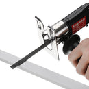 Drillpro Multifunction Reciprocating Saw Jig Saw Blades Metal File for Drill Reciprocating Saw Attachment for Wood Metal Cutting