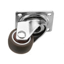 Machifit 4pcs 1 Inch Mute TPE Universal Wheels Mini Casters for Furniture Bookcase Drawer