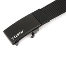 TUSHI 120cm Tactical Belt Military Security Elastic Waist Belt Automatic Buckle Casual Nylon Waistband