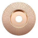 Drillpro 110mm Tungsten Carbide Wood Shaping Disc Carving Disc 22mm Bore Sanding Grinder Wheel for 115 125 Angle Grinder