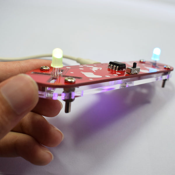 Geekcreit DIY Full Color Changing LED Acrylic 3D Christmas Tree Electronic Learning Kit