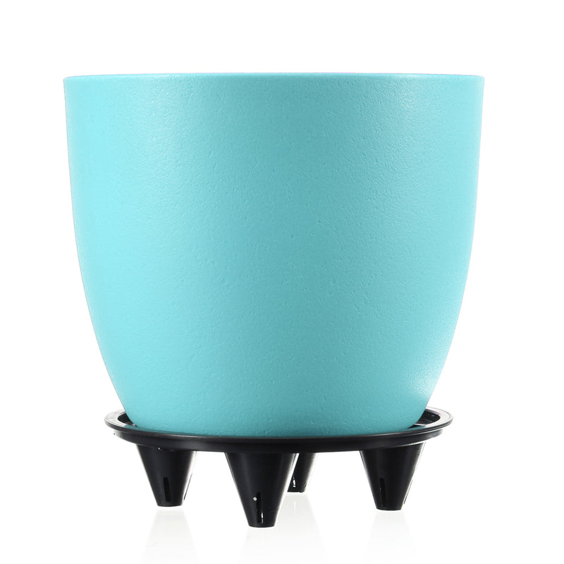 Automatic Irrigation Plant Flower Pots Round 0.3L Water Capacity 1.3L Soil Load Pot