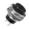 5Pcs 3A 125V Momentary Push Button Switch OFF-ON Horn Black Plastic