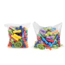 Plastic Multiple Color 72/102Pcs Tube Building Blocks Toy Kids Blocks Toys