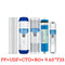 5PCS 5 Stage Reverse Osmosis Replacement Filter Set RO Cartridges Water Purifier