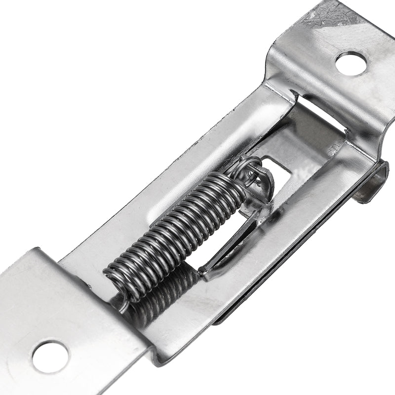 Stainless Steel Car License Plate Frame Holder Trailer Number Plate Clips Spring