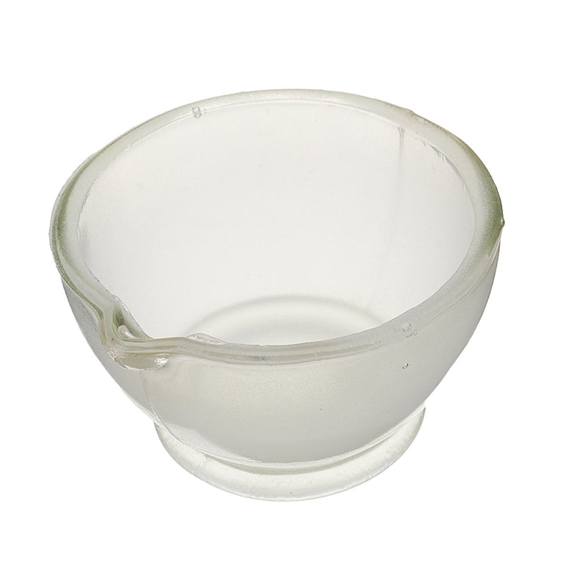 60mm Footed Glass Mortar And Pestle Set Lab Grinder Experimental Grouting Bowl Tool