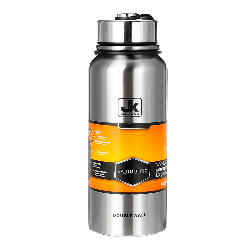 800ml Portable Insulated Vacuum Cup Stainless Steel Thermos Water Bottle Outdoor Sports Kettle