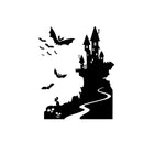 Miico FX3013 Halloween Stciker Cartoon Sticker Castle Logo Removable Wall Stickers