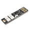 10PCS LUSTREON 1.5W SMD5050 Button Switch Colorful USB LED Rigid Strip Light for Power Bank DC5V