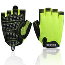 BOODUN Half-Finger Riding Glove Non-slip Dumbbell Fitness Gloves Outdoor Motorcycle Riding Cycling Protective Finger Gloves