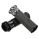 Pair 1inch 25mm Motorcycle Handlebar Hand Grip For Harley Touring FLHT FLHR Black