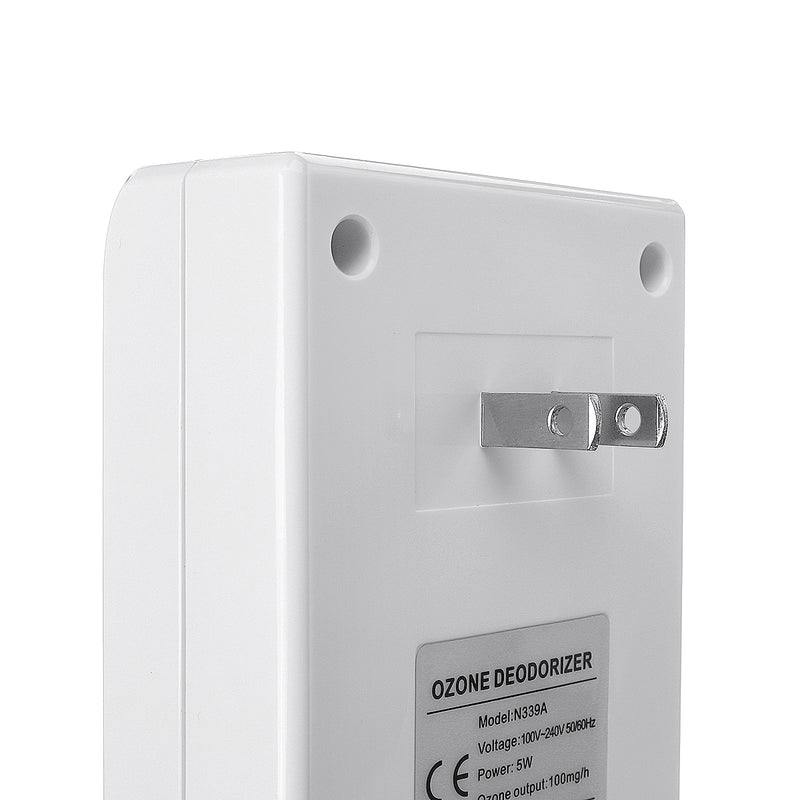 Plug-In Air Purifier Ozone Generator Sterilizer Industrial Grade Odor Remover 100mg/h With LED Display & Timing Function