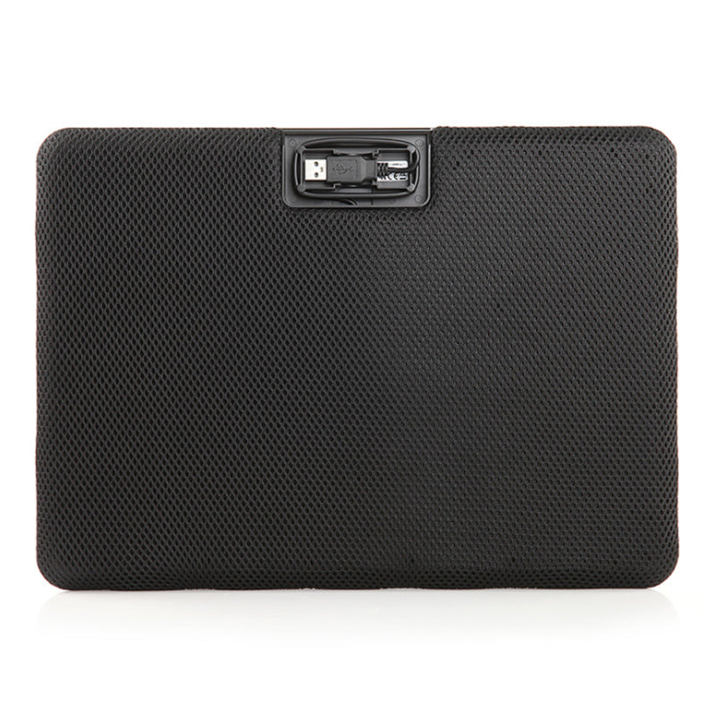 OImaster CP-1004 Laptop Cooler Comfort Mesh Fabric Notebook Cooler Cooling Pad Computer Usb Fan Stand For Laptop Pc 12-15.6 Inch