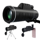 40X60 Zoom Optical Lens Monocular Telescope + Clip + Tripod For Mobile Phone