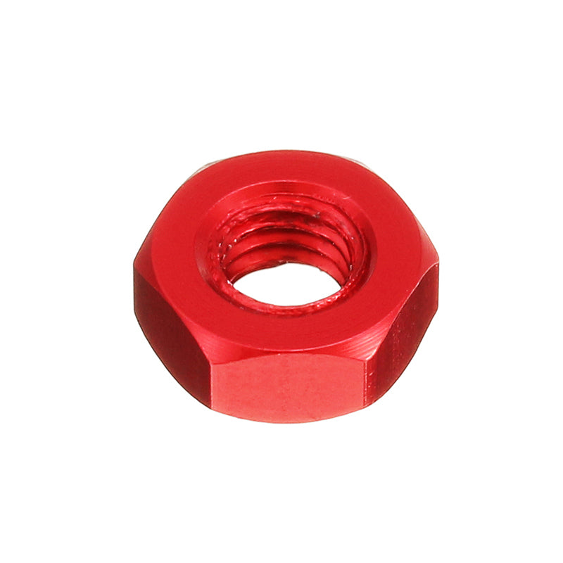 Suleve M3AN9 10pcs M3 Aluminum Alloy Hexagonal Hex Nut Lock Nut Multicolor