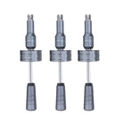 DANIU 3Pcs Stainless Steel Cross Lock Picks Set Locksmith Practice Tools Hand Tool