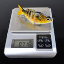 Proberos 6PCS Sections Fishing Lure 10.3cm 20.7g Swimbait Fishing Bait 6#
