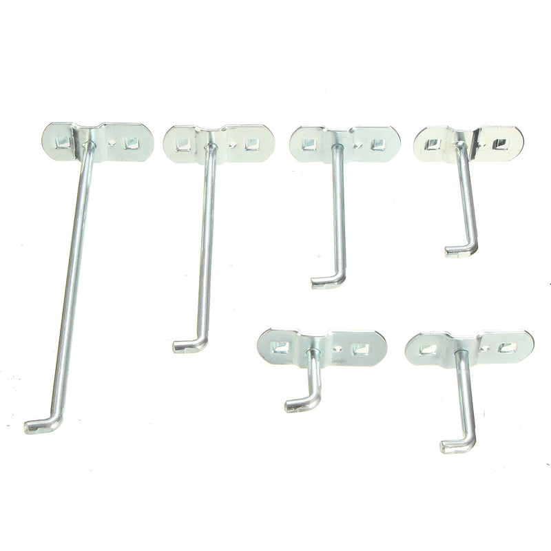 Strong Steel Slotted Storage Panel Pegboard Hook Assortment Hanger