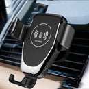 Bakeey 10W Fast charging Gravity Bracket Wireless Car Charger For iPhone X XS HUAWEI P30 Oneplus 7 XIAOMI MI9 S10 S10+