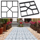 DIY Pavement Paving Molds Concrete Stepping Driveway Stone Path Mold Maker Cement Bricks Mould