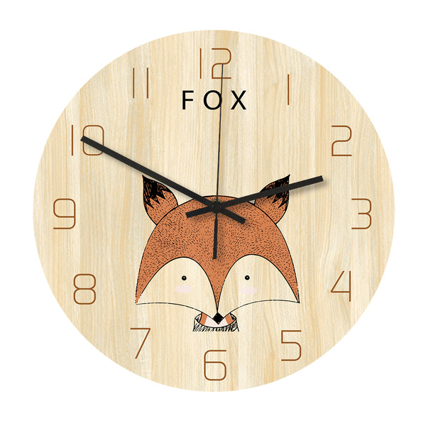 Loskii CC043 Creative Wall Clock Mute Wall Clock Cartoon Wall Clock For Home Office Decorations