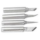 4pcs 900M I IS K KU Soldering Iron Tips Set Soldering Station Consumables Kit for 936