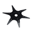 Upgraded Black 6 Teeth Blade Trimmer Head Grass Trimmer Brush Cutter Blade for Lawnmower