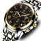 WISHDOIT WSD-016 Men Watch Fashion Chronograph Stainless Steel Strap Wrist Watch