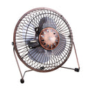 4/6 Inch Retro Protable USB Mini Air Cooling Fan Desk Desktop PC Computer Cooler