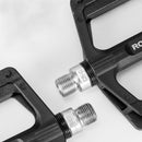 ROCKBROS 2016-12D 1 Pair Graphite DU Bicycle Pedals Reflective Bike Bearing Pedals