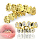 Custom Gold Sliver Plated Hip Hop Tooth Mouth Caps Top Bottom Grill Set Dental Tools