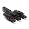 1Pairs MC4 3T Connector Male and Female MC4 3 Branch Solar Panel Connector