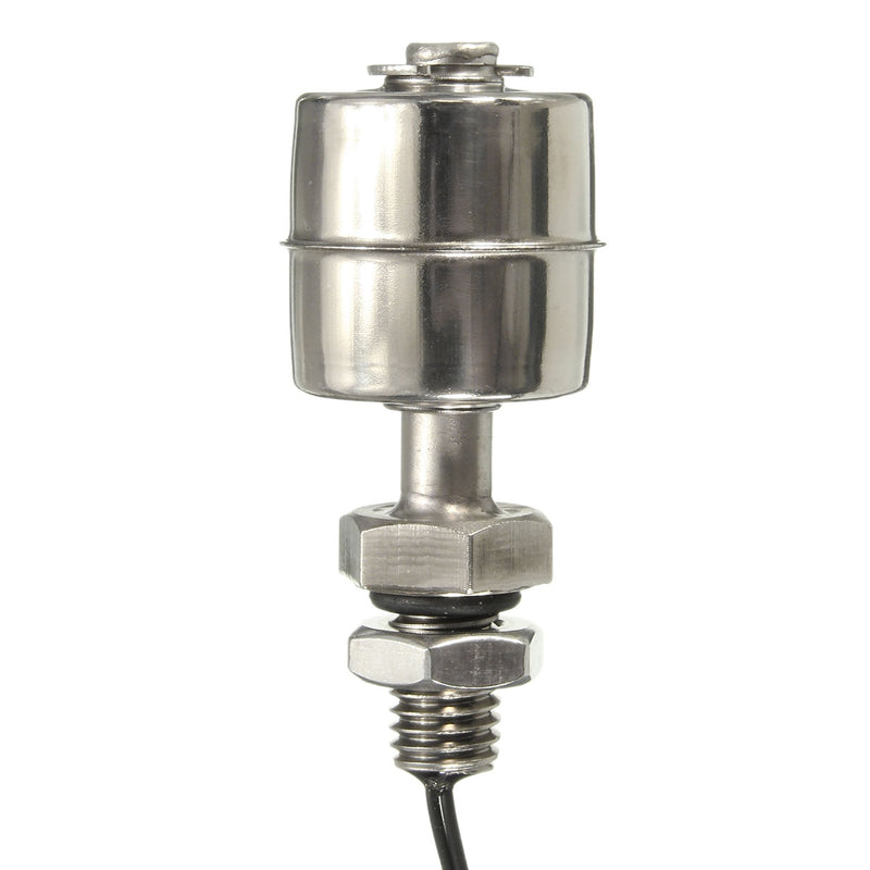 10W 100V Stainless Steel Liquid Water Level Sensor Horizontal Float Switch 45mm