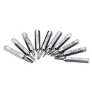Drillpro 10pcs 4mm CR-V Screwdriver Bit Set Phillips Slotted Torx Batch Head Bit Mobile Phone Repair Tool