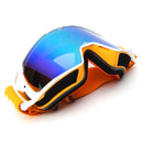 Motocross Goggles Off Road ATV Bike Helmet Eyewear Anti-UV Orange Frame