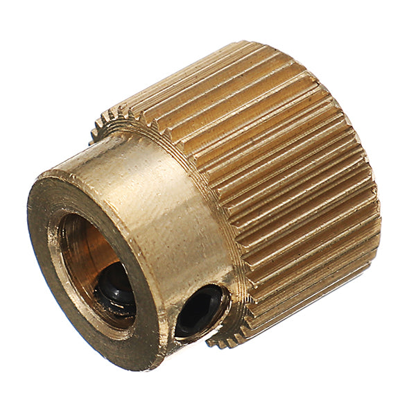 Creality 3D 5PCS 40 teeth 5mm Brass Extrusion Wheel Gear With M3 Screw For 3D Printer