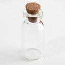 50Pcs Mini Clear Wishing Message Drift Glass Bottles Vials With Cork