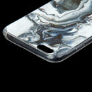 Black-Granite Marble Effect Soft Back Case Cover For iPhone 6 Plus / 6s Plus Protective Shell Fitted Skin Precise Cutout