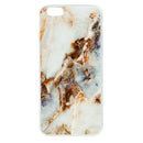 Granite Marble Effect Soft Back Case Cover For iPhone 6 Plus/ 6s Plus Coffee