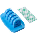 Blue-Cord USB Cable Clip Holder Tie Desktop Organizer Manage Fixture Self-adhesive Durable Quality Handy